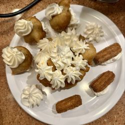Fresh made dessert (funnel cake, churros, and fried Oreos)