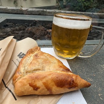 Woods Outbound - Mushroom Empanada and a Pilsner - Breweries Near Me - San Francisco, California Woods Outbound - Mushroom Empanada and a Pilsner - Breweries Near Me - San Francisco, California