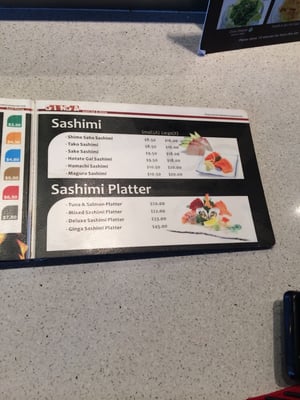 Menu photo 6 Ginga Sushi Bar and Dining Fortitude Valley, QLD