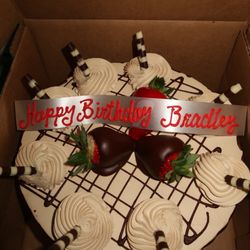 8in tres leches cake with coffee filling