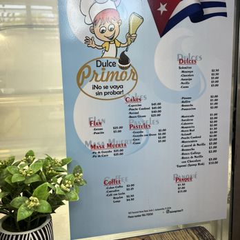 Dulce Primor - Menu - Bakeries Near Me - Jacksonville, Florida