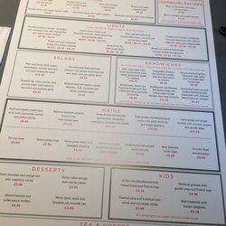 Dundee Contemporary Arts - Jute cafe bar menu