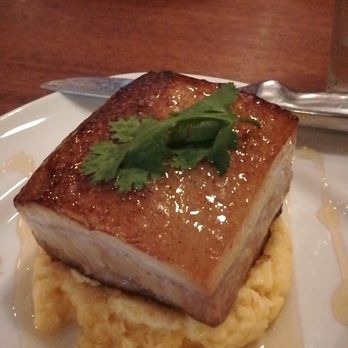 Bin 119 - Honey Roasted pork belly. - New American Near Me - Billings, Montana