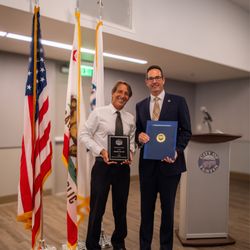 Karate For All - Hometown Hero Award from the City of Tustin 2025.
