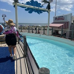 OC Waterpark - Ocean view from the pool.