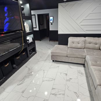 R&M Tile & Flooring - Living room. - Tiling Near Me R&M Tile & Flooring - Living room. - Tiling Near Me