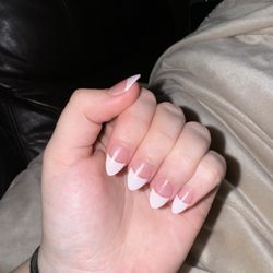 777 nails - Asked for "long almond French tips"