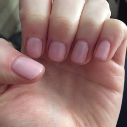 Gel manicure by Jin. OPI gel "bubble bath"