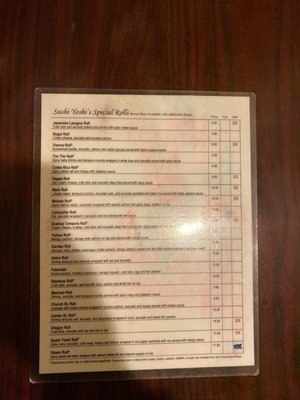 Menu photo 4 Sushi Yoshi Vienna, VA