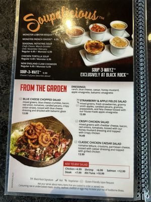 Menu photo 3 Black Rock Bar & Grill Beavercreek, OH
