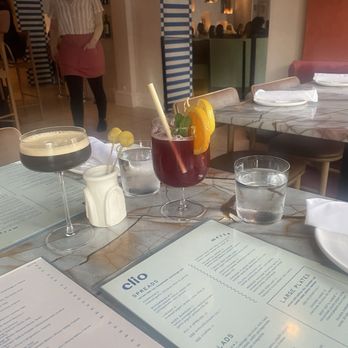 Clio - Sangria Espresso Martini - Mediterranean Near Me - Omaha, Nebraska