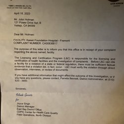 California Department of Public Health - Thank you for helping me!!