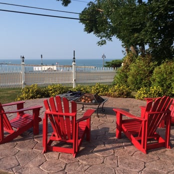 Barcelona Lakeside Bed and Breakfast - View from the fire pit - Bed & Breakfast Near Me - Westfield, New York