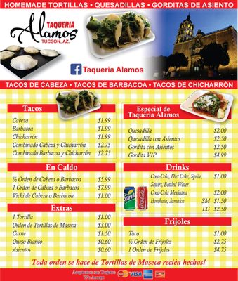 Menu photo 3 Taqueria Alamos Tucson, AZ Menu photo 3 Taqueria Alamos Tucson, AZ