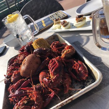 King's BierHaus - Crawfish and Deviled Eggs with Schnitzel on Top! - German Near Me - Dickinson, Texas King's BierHaus - Crawfish and Deviled Eggs with Schnitzel on Top! - German Near Me - Dickinson, Texas