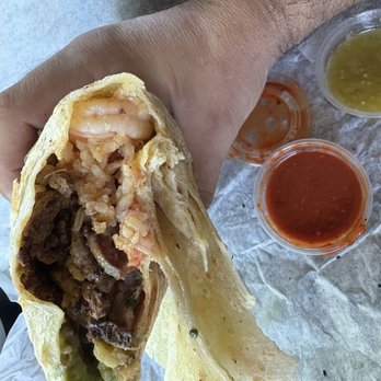 D'Sotos - Surf and Turf Burrito - Seafood Near Me - Temecula, California D'Sotos - Surf and Turf Burrito - Seafood Near Me - Temecula, California