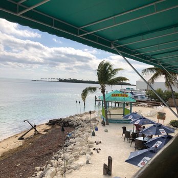 Lazy Days Restaurant - From the upstairs covered, outdoor patio looking south east over the water. - Seafood Near Me - Islamorada, Florida Lazy Days Restaurant - From the upstairs covered, outdoor patio looking south east over the water. - Seafood Near Me - Islamorada, Florida