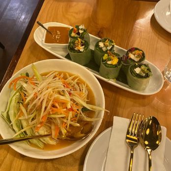 Oraan Thai Eatery - Papaya salad and spring roll - Thai Near Me - San Francisco, California Oraan Thai Eatery - Papaya salad and spring roll - Thai Near Me - San Francisco, California