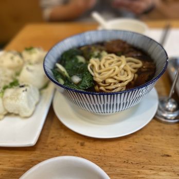Pine & Crane - Beef Noodle Soup and Panfried Pork Buns :) yumsicles + good company = wonderful lunch - Taiwanese Near Me - Los Angeles, California Pine & Crane - Beef Noodle Soup and Panfried Pork Buns :) yumsicles + good company = wonderful lunch - Taiwanese Near Me - Los Angeles, California