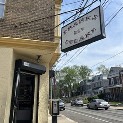Frank's Steak Shop - Look for this sign.