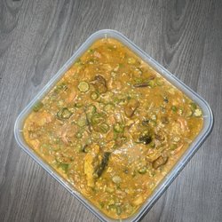 Laras Kitchen - Okro soup.