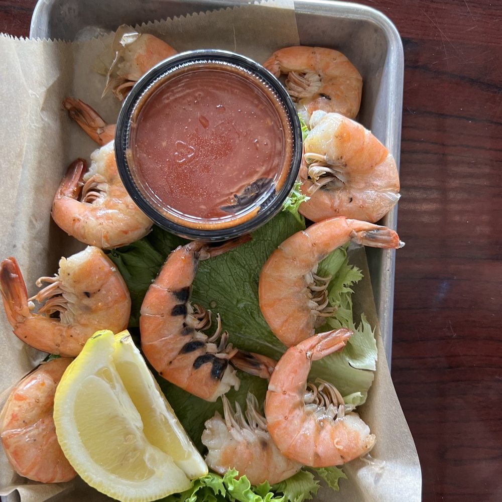 Peel & eat shrimp - 10 shrimp, $13.50 (plus the 3.5% surcharge.) Peel & eat shrimp - 10 shrimp, $13.50 (plus the 3.5% surcharge.)