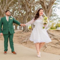 Robert's Alterations - My husband and I on our wedding day!