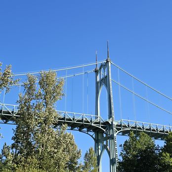 St. Johns Bridge - Beautiful day! - Landmarks & Historical Buildings Near Me - Portland, Oregon St. Johns Bridge - Beautiful day! - Landmarks & Historical Buildings Near Me - Portland, Oregon