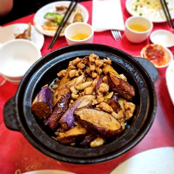 Seng Seafood Restaurant - Salted Fish And Pork With Eggplant Casserole. Solid. Particularly good eggplant in there - Dim Sum Near Me - New York, New York Seng Seafood Restaurant - Salted Fish And Pork With Eggplant Casserole. Solid. Particularly good eggplant in there - Dim Sum Near Me - New York, New York