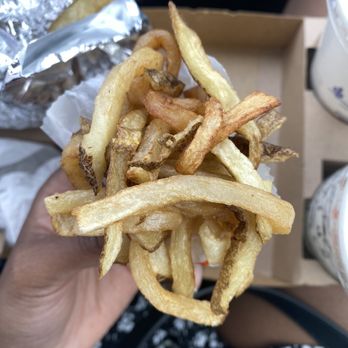 Dick's Drive-In - Fries, soggy oily. And nearly $4.00 each - Fast Food Near Me - Kent, Washington