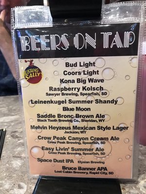 Menu photo 6 Mustang Sally's Deadwood, SD