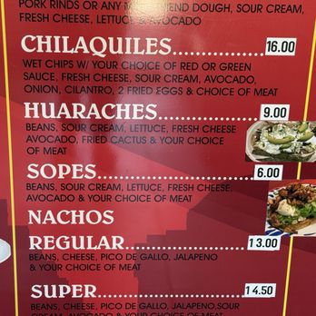 El Rey Del Taco - Menu - Tacos Near Me - Hayward, California
