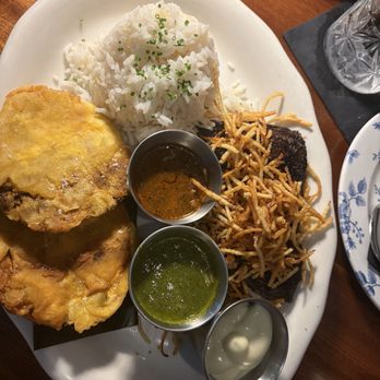 La Bodeguita de Mima - Churrasco steak (subbed tostones for sweet plaintains) - Cuban Near Me - Louisville, Kentucky