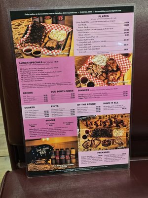 Menu photo 1 Due South BBQ Roanoke, VA Menu photo 1 Due South BBQ Roanoke, VA