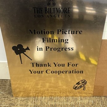 Perfect Image Printers - Printing in Los Angeles - Black Vinyl Lettering Adhered to Brushed Gold PVC - Printing Services Near Me - Los Angeles, California