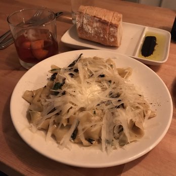 Raccolto - Tagliatelle with black trumpet mushrooms - simple, homemade and delicious - Italian Near Me - Seattle, Washington