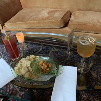 Hotel Greene - From L to R: Piazza Pretoria, chips with pimento dip and A Lost Evening - Mini Golf Near Me - Richmond, Virginia Hotel Greene - From L to R: Piazza Pretoria, chips with pimento dip and A Lost Evening - Mini Golf Near Me - Richmond, Virginia