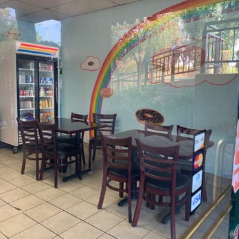 Rainbow Donuts - Inside seating area w/ a nice background to take photos - Donuts Near Me - Diamond Bar, California Rainbow Donuts - Inside seating area w/ a nice background to take photos - Donuts Near Me - Diamond Bar, California