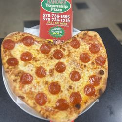 Hanover Township Pizza - Special heart pizza