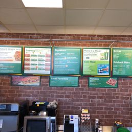 Subway menu