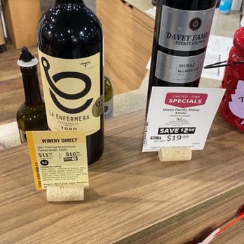 Total Wine & More - Some of the wines being tasted for the wine tasting - Beer, Wine & Spirits Near Me - Encinitas, California