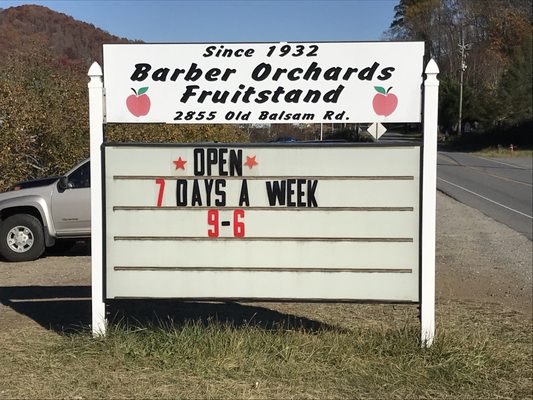 Barber Orchards Fruit Stand by null