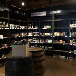Lizardville Beer Store & Whiskey Bar - Empty beer shelves.  So sad.  Where's the pumpkins and stouts???