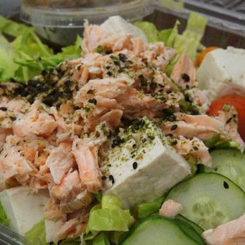 Hamada General Store - Tofu Salmon Salad - Salad Near Me - Honolulu, Hawaii Hamada General Store - Tofu Salmon Salad - Salad Near Me - Honolulu, Hawaii