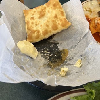 Sopaipilla Factory Restaurant - After I ate my delicious sopapila... The end! - New Mexican Cuisine Near Me - Santa Fe, New Mexico Sopaipilla Factory Restaurant - After I ate my delicious sopapila... The end! - New Mexican Cuisine Near Me - Santa Fe, New Mexico