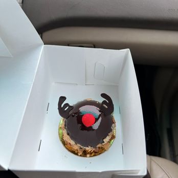 The French Workshop - mousse cake with a cute reindeer face for christmas - Bakeries Near Me - Bayside, New York The French Workshop - mousse cake with a cute reindeer face for christmas - Bakeries Near Me - Bayside, New York