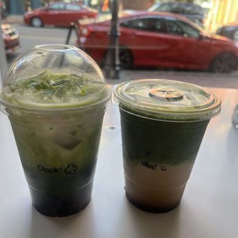 Matcha Thomas - Matcha apple pie + Vanilla brown sugar matcha - Bubble Tea Near Me - Beacon, New York