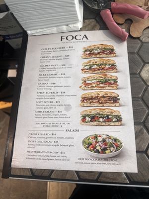 Menu photo 2 FOCA Los Angeles, CA