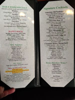 Menu photo 8 Limericks Tavern Alhambra, CA Menu photo 8 Limericks Tavern Alhambra, CA