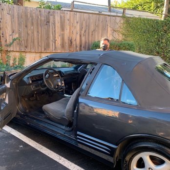 The General Auto Spa - The General cleaned and conditioned the elderly convertible top! - Auto Detailing Near Me